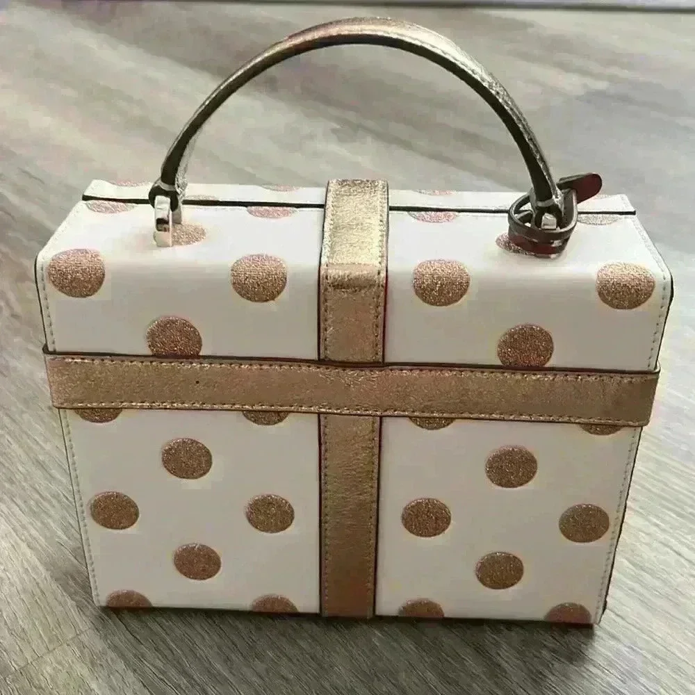 kate spade Wrapping Party Dot Gift Box Crossbody Bag